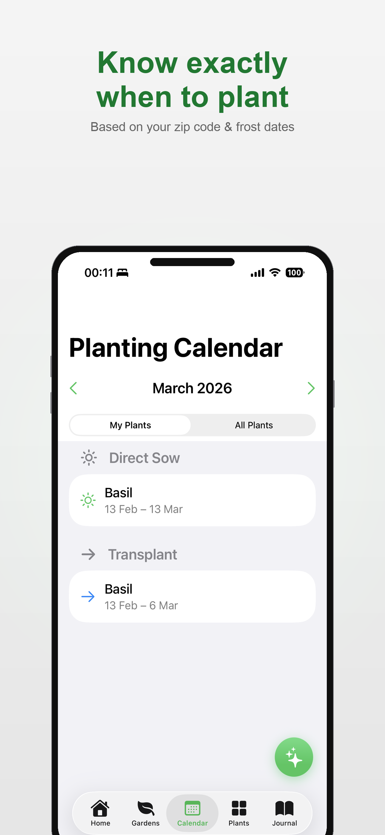 Planting Calendar